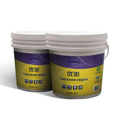 Aerogels flow variant fire insulation material